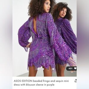 ASOS Dress Size 8 W/Measurements